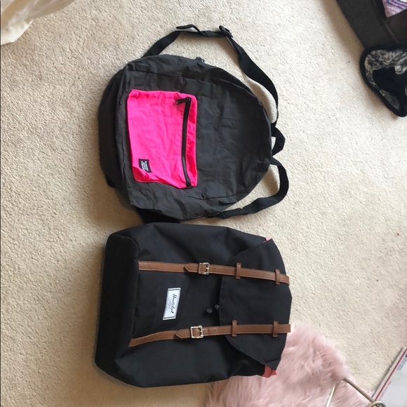 2 Herschel backpack bundle lot - Picture 3 of 8